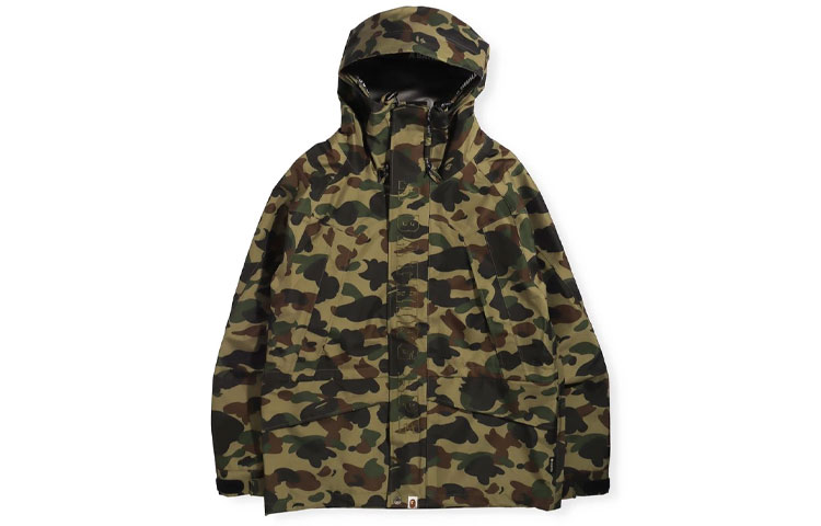 BAPE Logo Camo Snowboarding Jacket for Men 1H70-141-001