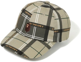 Bape Logo Check Hat Beige Bape Logo Check Hat Beige