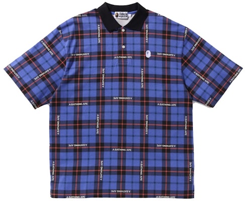 BAPE 标志休闲版型蓝色Polo衫 Buy BAPE 标志休闲版型蓝色Polo衫