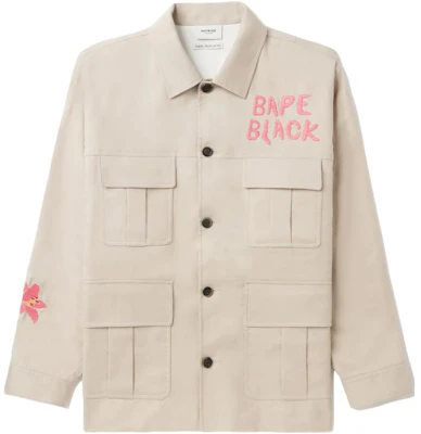 Jaket Lengan Panjang BAPE Logo Bordir Single-Breasted 1J20-140-006 Buy Jaket Lengan Panjang BAPE Logo Bordir Single-Breasted 1J20-140-006