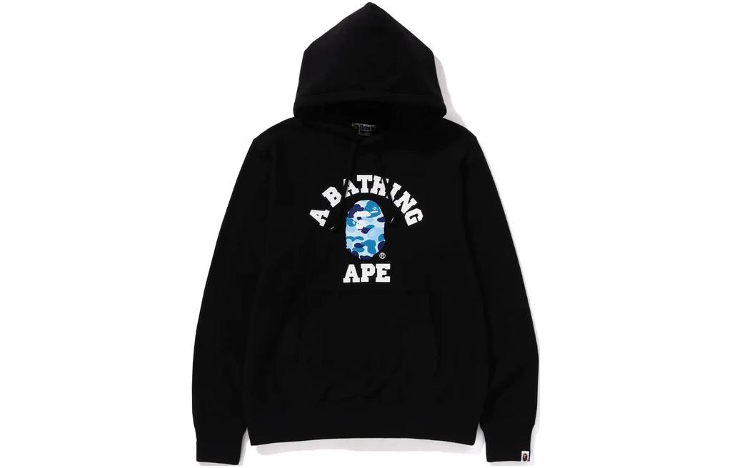 BAPE Logo Graphic Print Hoodie Long Sleeve 1K20-114-004