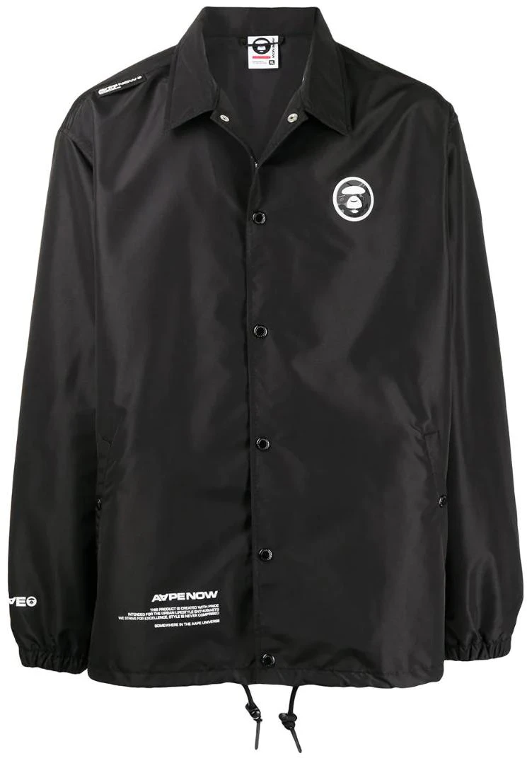 bape-logo-print-casual-polo-collar-jacket-black-alj-7496-xxi