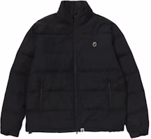 BAPE Logo Print High-Neck Zip-Up Jacket 1K25-144-001 BAPE Logo Print High-Neck Zip-Up Jacket 1K25-144-001