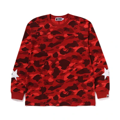 BAPE Loose-Fit Camo Print Crewneck Long-Sleeve Sweatshirt 1K30-111-007