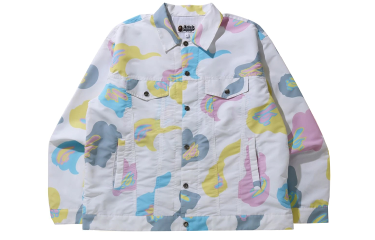 BAPE Loose Fit Camouflage All-Over Print Jacket for Men. 1H30-140-015 圖 4
