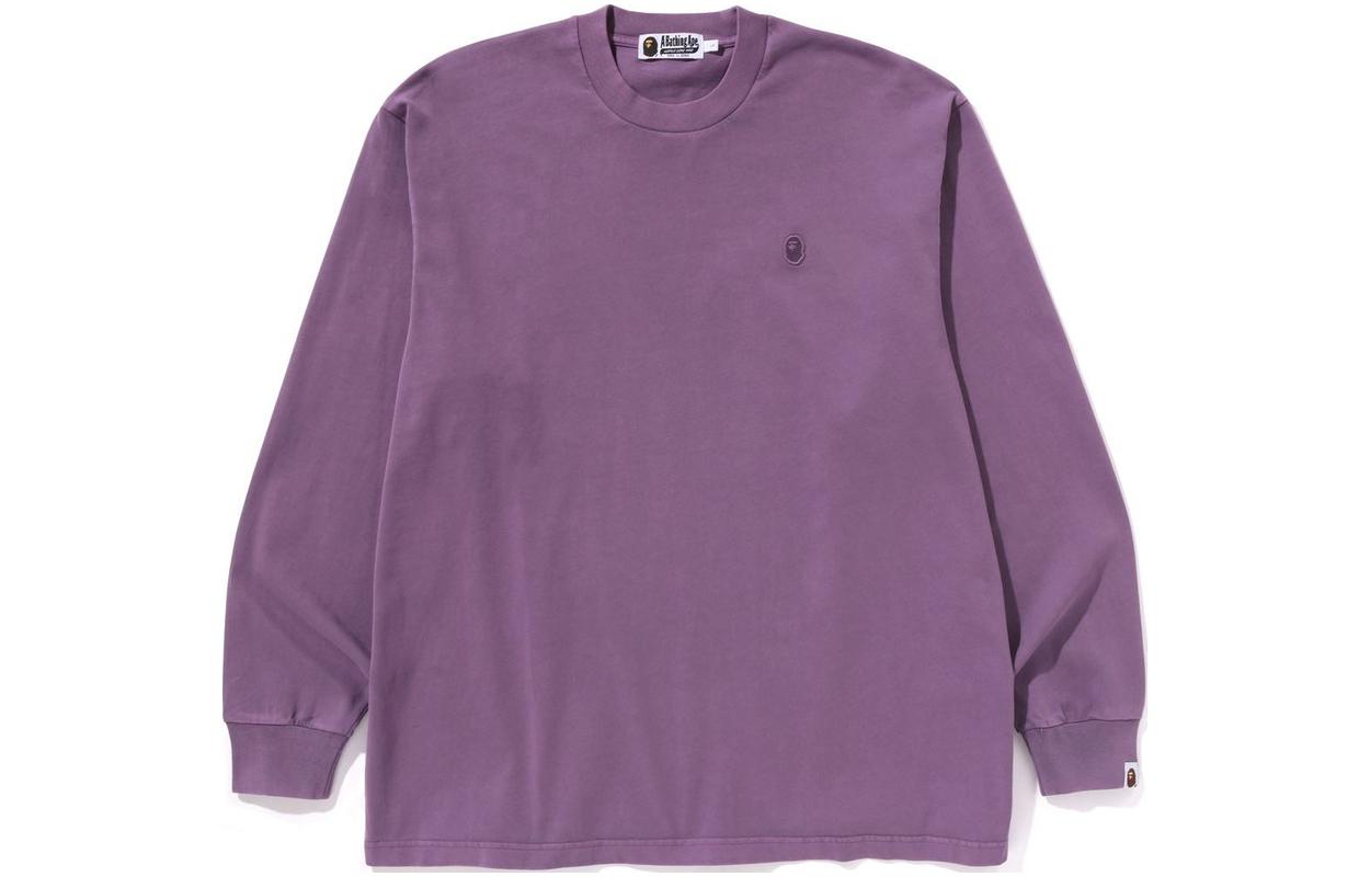 Shop BAPE 寬鬆版圓領長袖運動衫 1K30-111-304