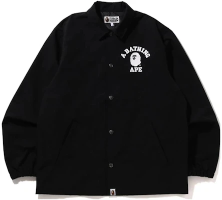 BAPE Jaket Lengan Panjang Logo Cetakan Longgar Berleher Kolar 1J70-140-015 Buy BAPE Jaket Lengan Panjang Logo Cetakan Longgar Berleher Kolar 1J70-140-015