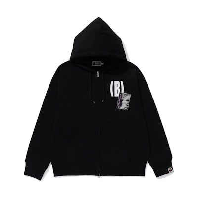 BAPE Loose Fit Logo Zip-Up Hoodie Jacket 1J80-115-002