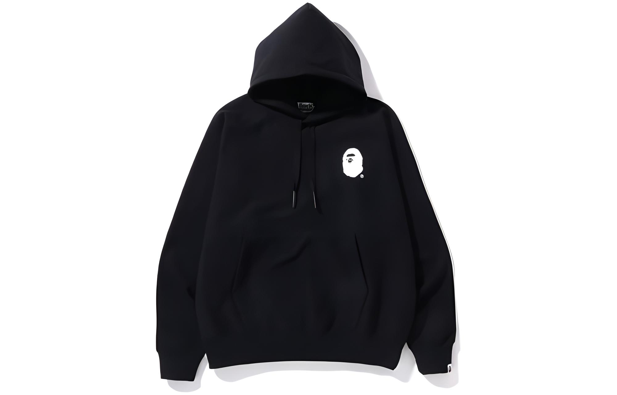 BAPE Loose Fit Pullover Hoodie Back Letter Design 1I30-114-013