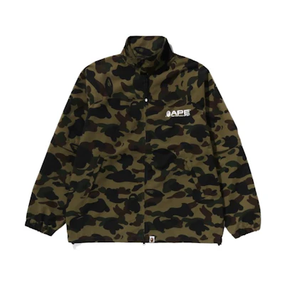 BAPE Loose Fit Stand Collar Zipper Jacket 1J70-140-017