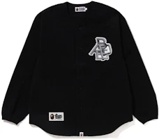 BAPE Loose Letter Print Button-Up Long-Sleeve Jacket 1J70-131-002 BAPE Loose Letter Print Button-Up Long-Sleeve Jacket 1J70-131-002