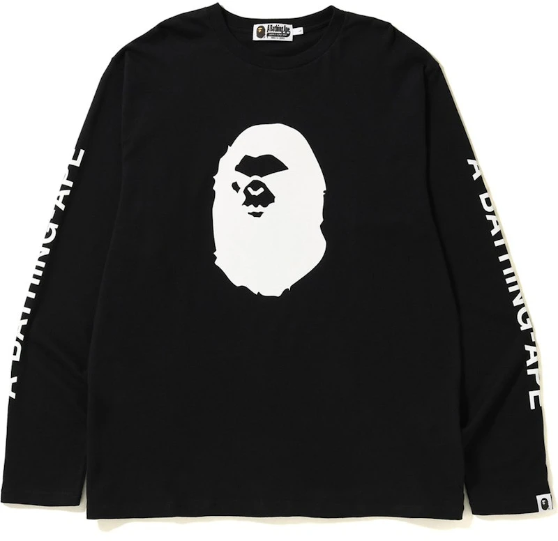 bape-mad-face-ls-tee-black