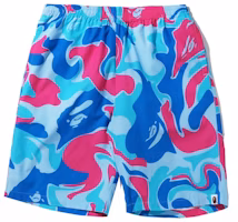 BAPE Marble Camo Shorts Blue BAPE Marble Camo Shorts Blue