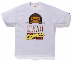 Bape Marvel Comic Milo Tee White Bape Marvel Comic Milo Tee White