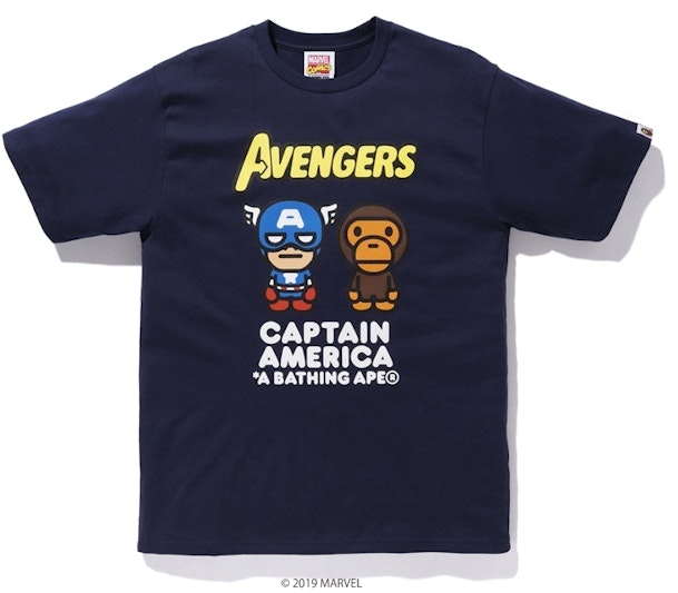 bape-marvel-milo-captain-america-tee-navy
