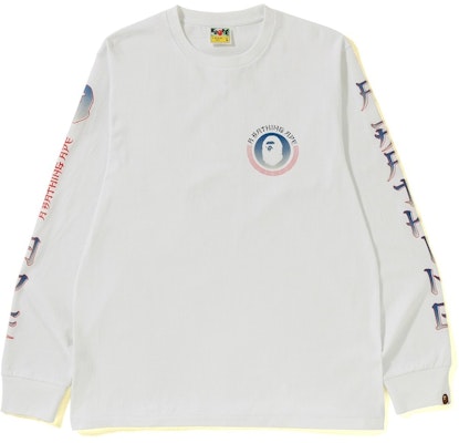 Bape Master LS Tee White Buy Bape Master LS Tee White