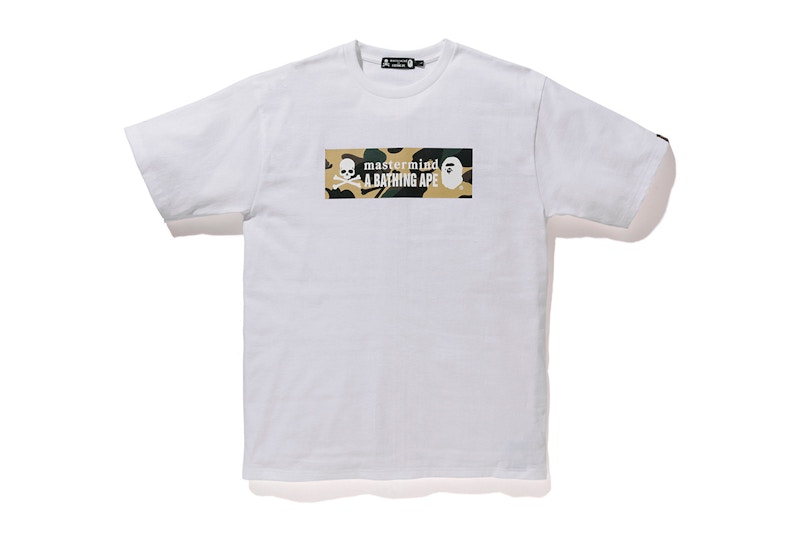 Buy BAPE® x mastermind JAPAN カモロゴTシャツ (白黄)
