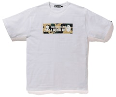 Bape Mastermind Japan 迷彩標誌白色黃色T恤 Buy Bape Mastermind Japan 迷彩標誌白色黃色T恤
