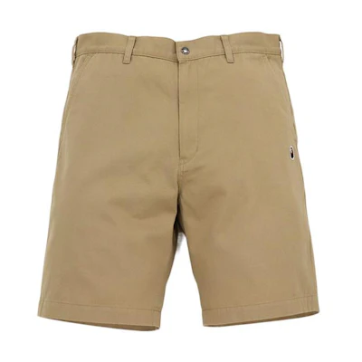 BAPE Men’s Solid Color Ape Head Embroidered Shorts 0ZXSPM153007H