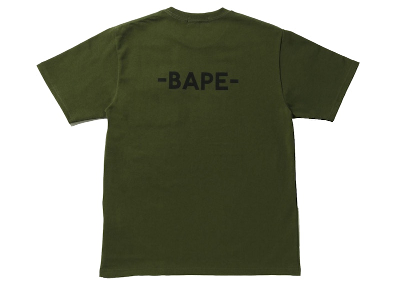 BAPE Military Heavy Weight Pocket Tee Olivedrab 圖 2