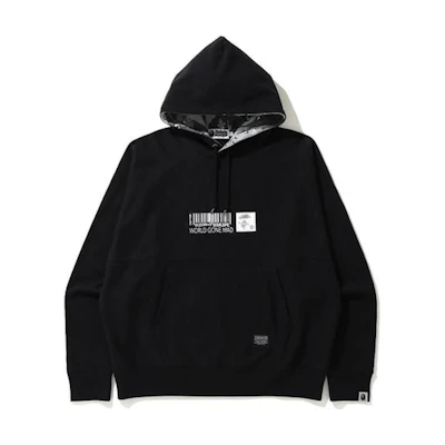 BAPE Military Loose Fit Pullover Hoodie Black