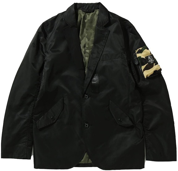 bape-military-tailored-jacket-black