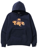 BAPE Milo on Bape Relaxed Fit Pullover Hoodie Navy BAPE Milo on Bape Relaxed Fit Pullover Hoodie Navy