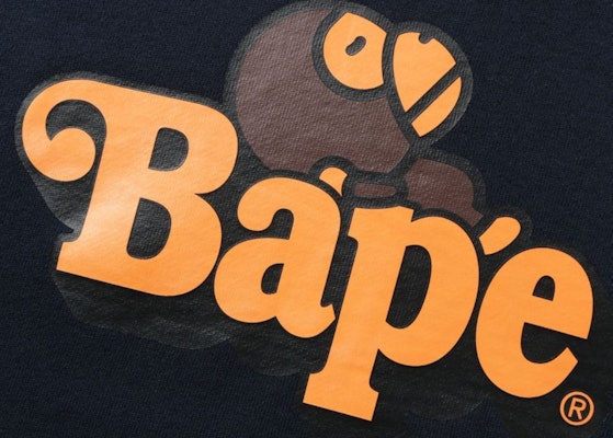 BAPE Milo on Bape Relaxed Fit Pullover Hoodie Navy Order BAPE Milo on Bape Relaxed Fit Pullover Hoodie Navy