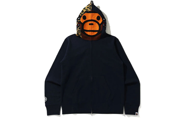 BAPE Milo Shark Zip-Up Hoodie Jacket () 2H20-115-016