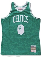 Bape Mitchell & Ness Celtics ABC Basketball Swingman Jersey Green Bape Mitchell & Ness Celtics ABC Basketball Swingman Jersey Green