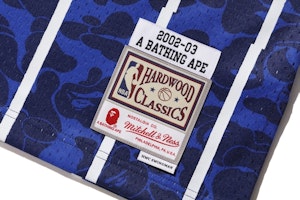 Bape Mitchell & Ness 火箭隊 ABC 籃球經典球衣 海軍藍 Lookbook Bape Mitchell & Ness 火箭隊 ABC 籃球經典球衣 海軍藍