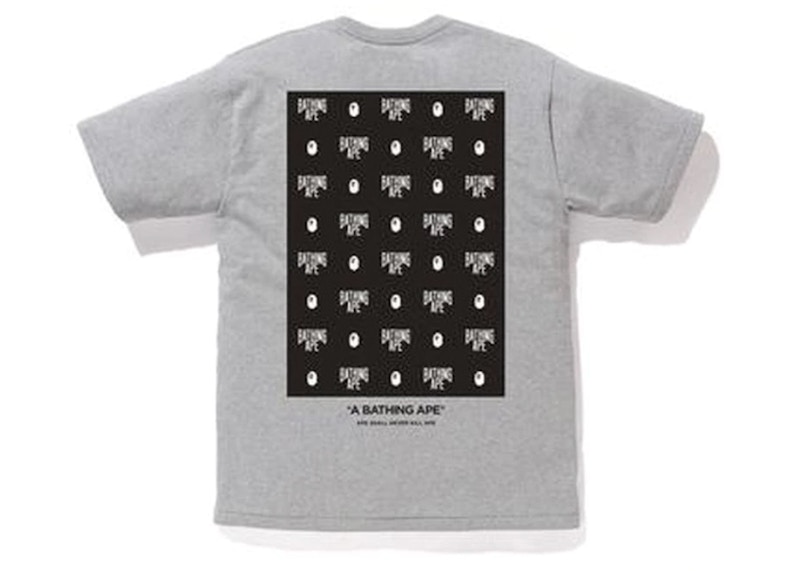 Bape Monogram Box T-shirt Grey 圖 2