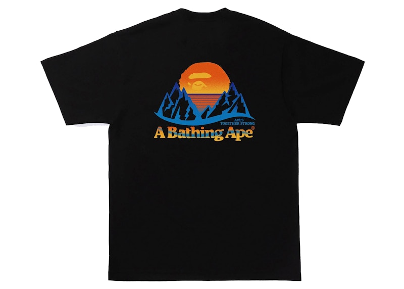 Buy BAPE 山景黑色T恤