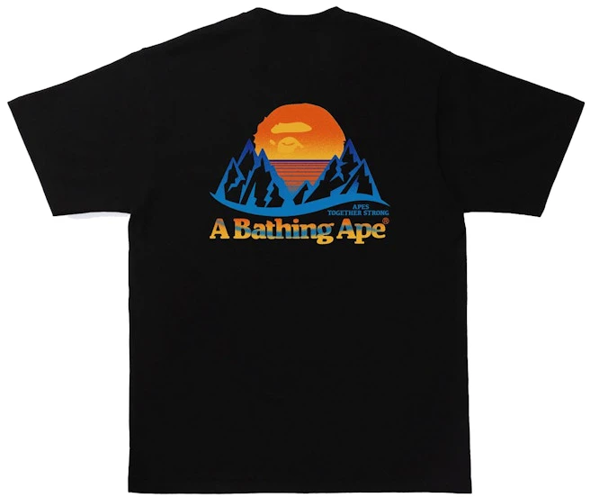 bape-mountain-tee-black