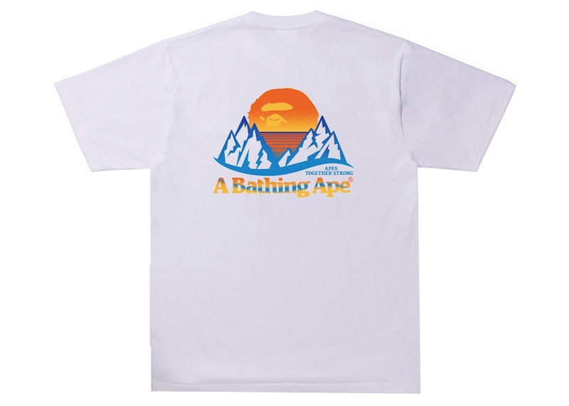 Buy A BATHING APE® マウンテンTシャツ (白)
