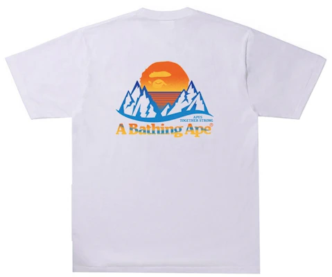 BAPE山岳白色T恤 Buy BAPE山岳白色T恤