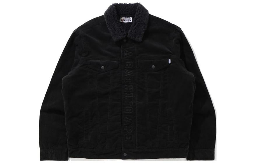 BAPE Multi-Pocket Letter Embroidered Long Sleeve Jacket 0ZXJKM141003F
