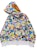 Bape Multi Camo Shark Full Zip Hoodie White