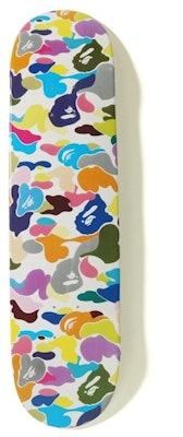 BAPE Multi Camo Skateboard Deck White Buy BAPE Multi Camo Skateboard Deck White