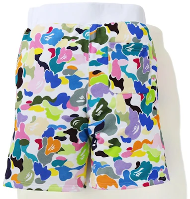 BAPE Multi Camo Sweat Shorts Unisex Celana Pendek Warna-Warni Model Atletis. 1G80-153-009 Purchase BAPE Multi Camo Sweat Shorts Unisex Celana Pendek Warna-Warni Model Atletis. 1G80-153-009