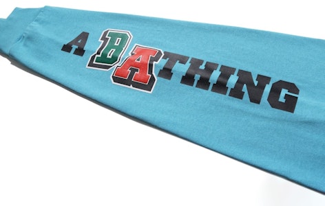 BAPE多字体宽松版型厚重长袖T恤'蓝色' Order BAPE多字体宽松版型厚重长袖T恤'蓝色'