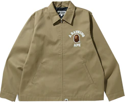 BAPE Multi Fonts Relaxed Fit Zip Jacket Ape Logo Outerwear 1I30-140-001 BAPE Multi Fonts Relaxed Fit Zip Jacket Ape Logo Outerwear 1I30-140-001