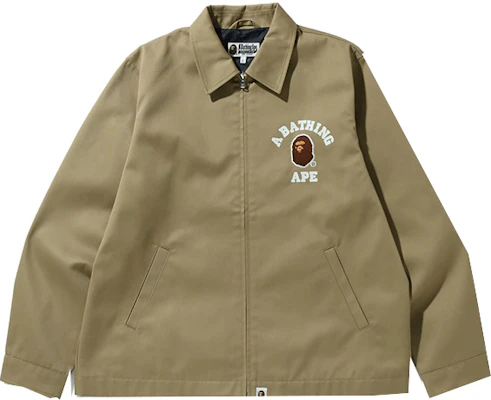 BAPE Jaket Zip Logo Ape Rekaan Fon Pelbagai Potongan Longgar 1I30-140-001 Buy BAPE Jaket Zip Logo Ape Rekaan Fon Pelbagai Potongan Longgar 1I30-140-001