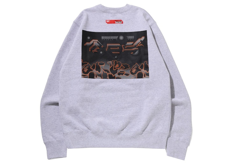 Order BAPE Multi Graphic Crewneck 'Gray'