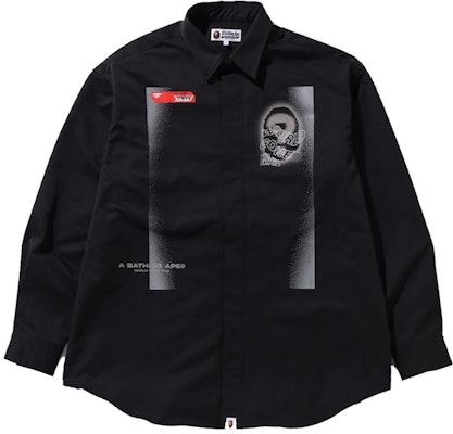BAPE Multi Graphic Loose Fit Shirt 'Black' Buy BAPE Multi Graphic Loose Fit Shirt 'Black'