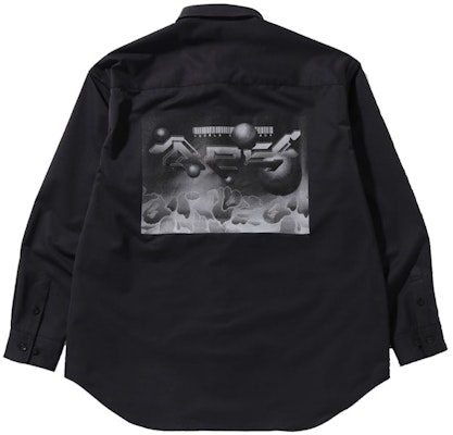 BAPE Multi Graphic Loose Fit Shirt 'Black' Order BAPE Multi Graphic Loose Fit Shirt 'Black'