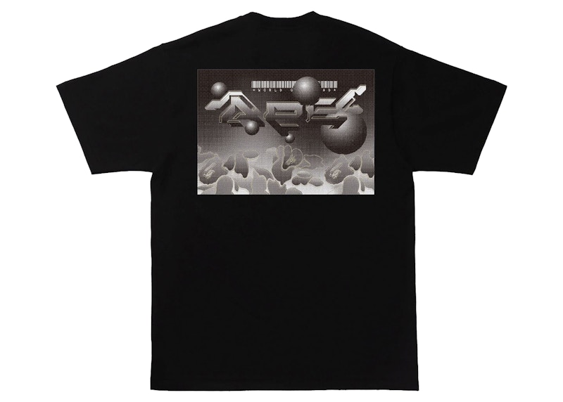 BAPE Multi Logo 3 Tee 'Black' 圖 2