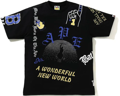 BAPE Baju Hitam Cetakan Pelbagai Buy BAPE Baju Hitam Cetakan Pelbagai