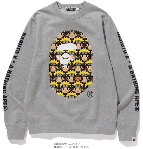 bape-naruto-ape-head-crewneck-grey