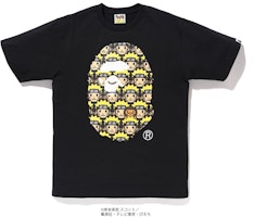 Bape Naruto Ape Head Tee Black Bape Naruto Ape Head Tee Black